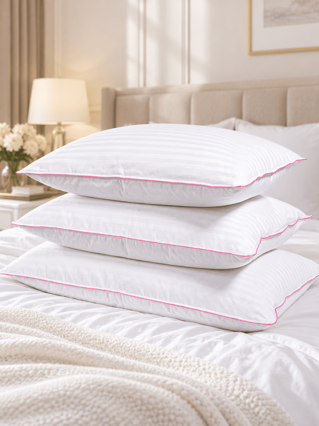 Pearl 50% Down & 50% Feather Plush Pillow