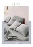 Sadyaska Luxury Bedsheet Set - Silver - Jagdishstoreonline 