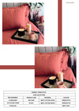 Sadyaska Luxury Bedsheet Set - Terracotta - Jagdishstoreonline 