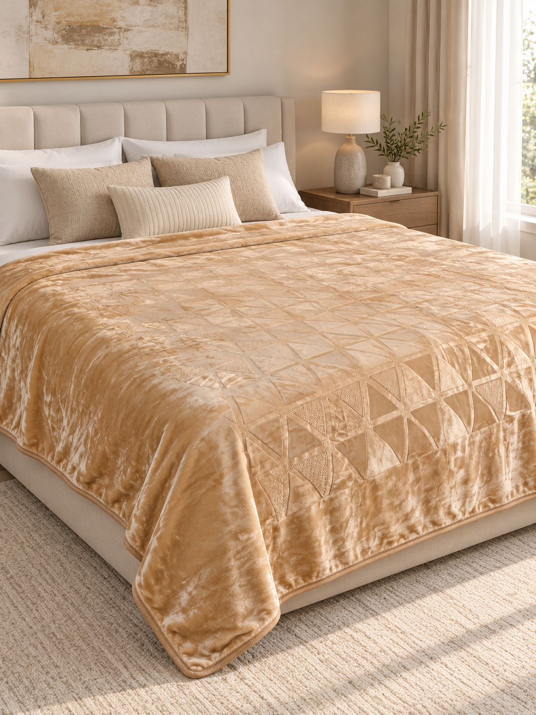 Verena King-Size Blanket acrylic | Jagdish Store