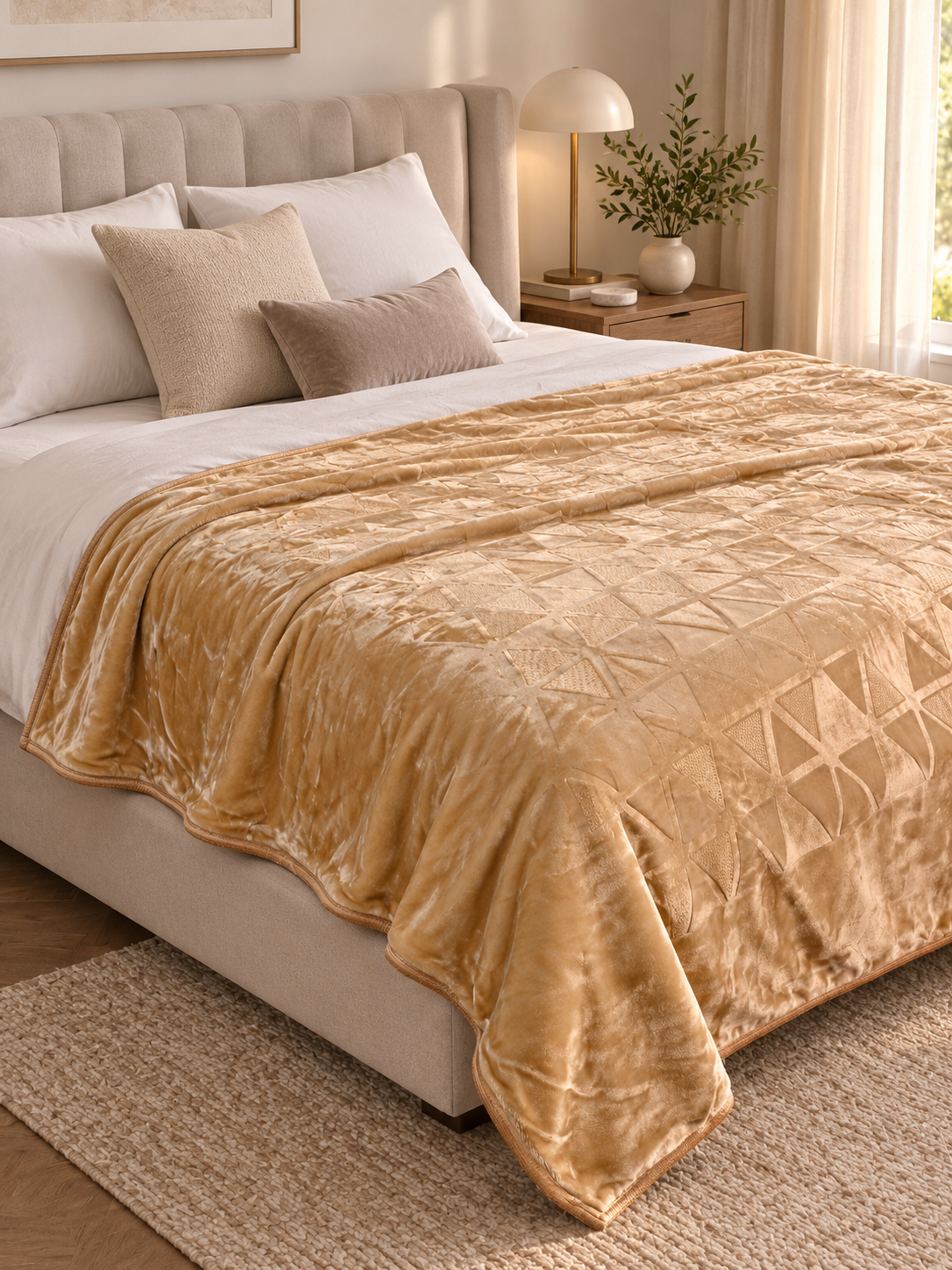 Verena King-Size Blanket acrylic | Jagdish Store