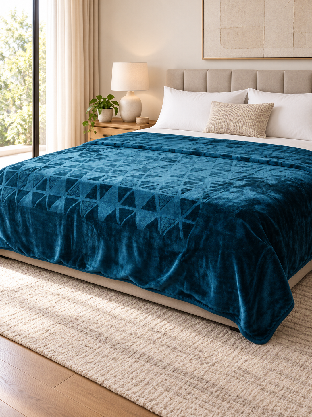 Verena King-Size Blanket acrylic | Jagdish Store