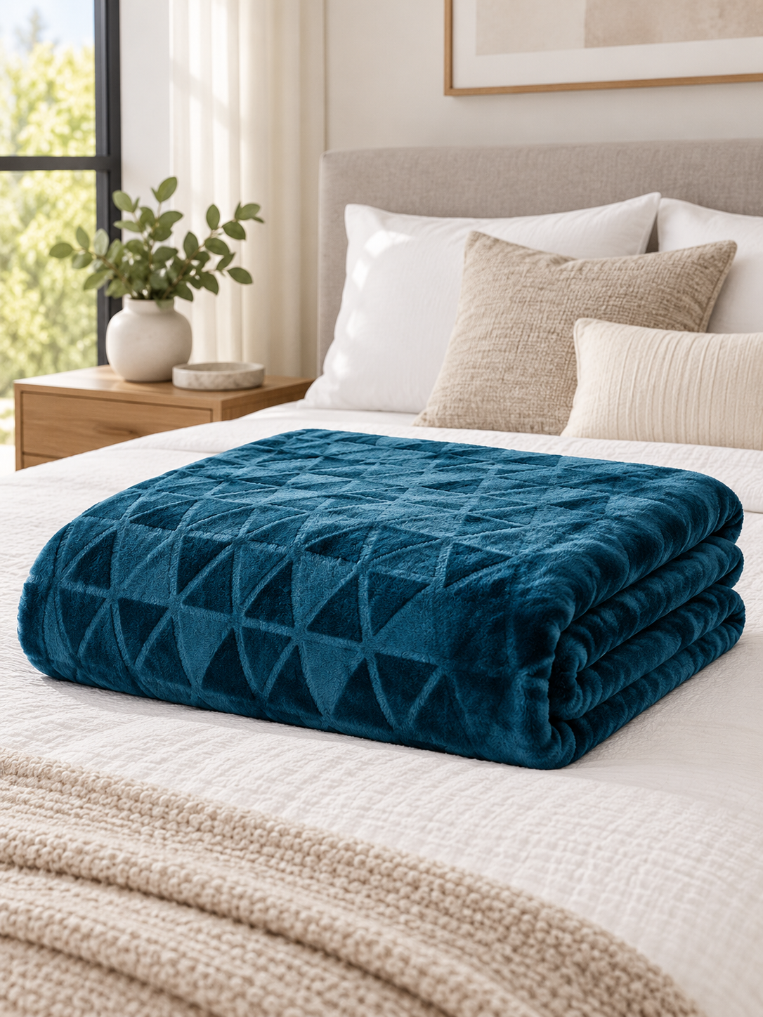 Verena King-Size Blanket acrylic | Jagdish Store