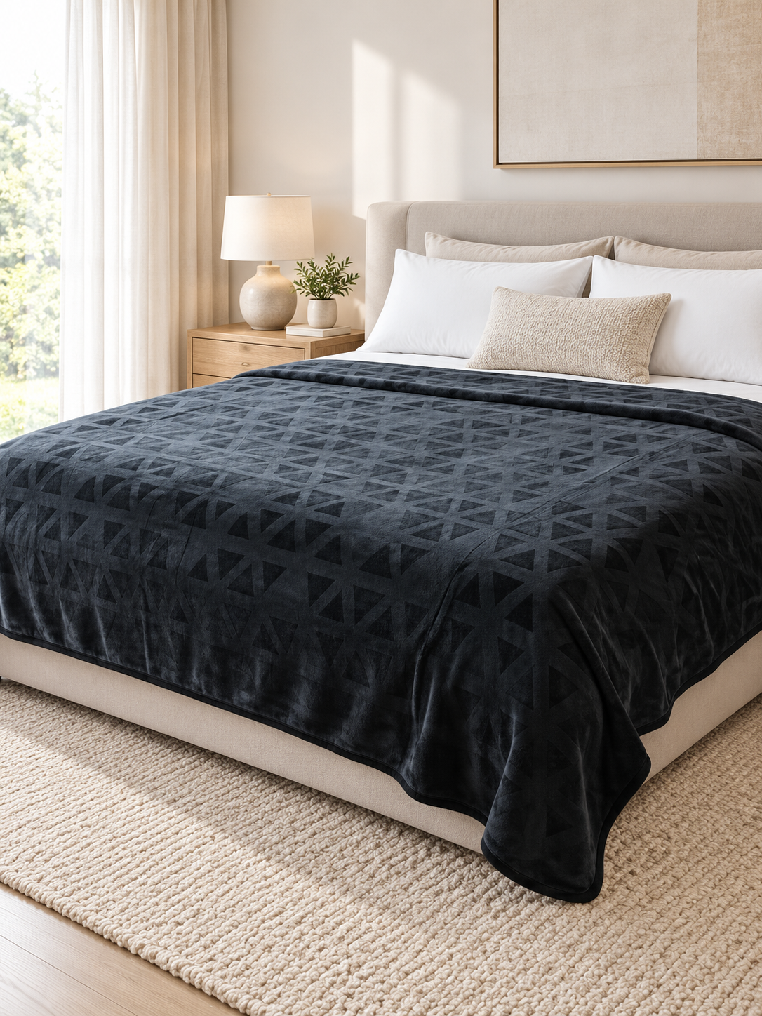 Verena King-Size Blanket acrylic | Jagdish Store