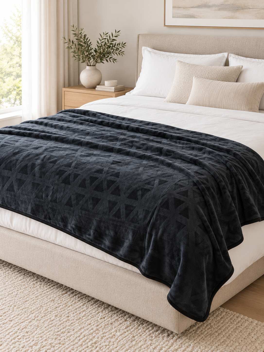 Verena King-Size Blanket acrylic | Jagdish Store