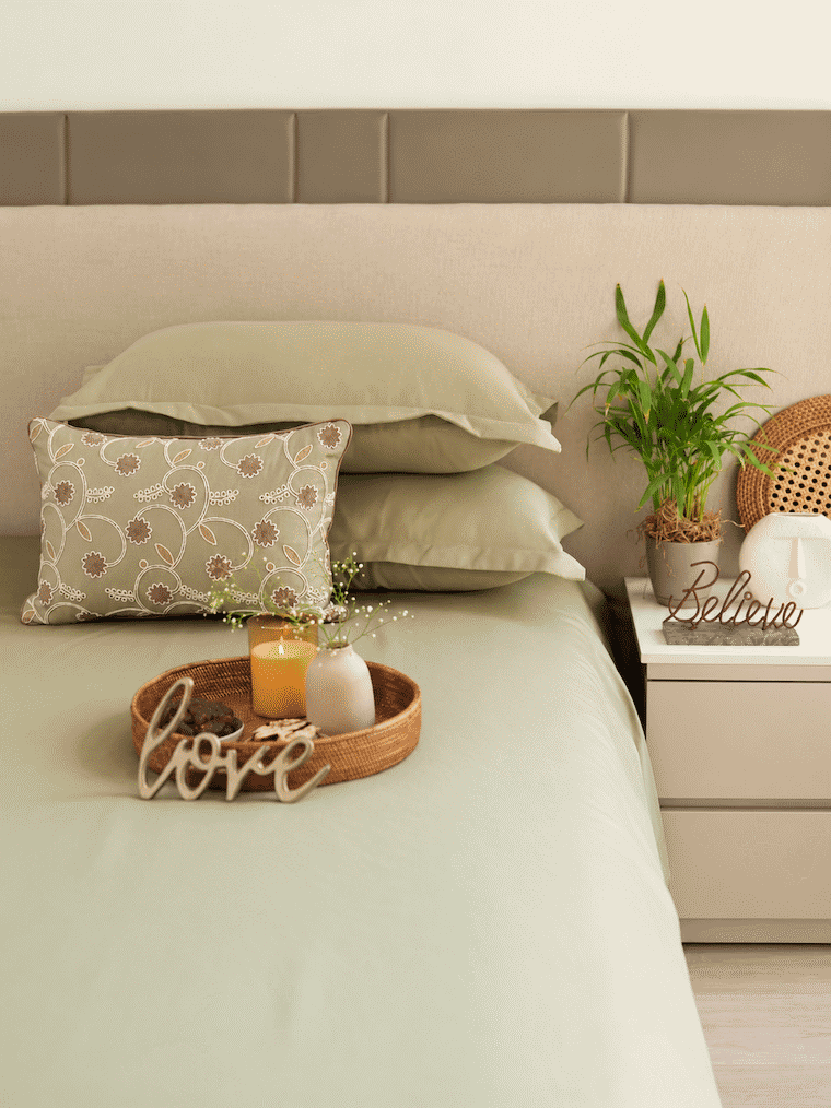 Lorenza Ayra 1000TC Cotton Rich King Size Bedsheet