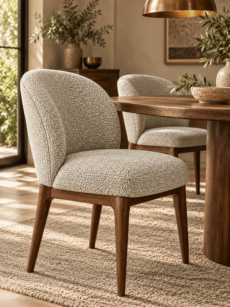Lukora Two-Tone Textured Upholstery Fabric