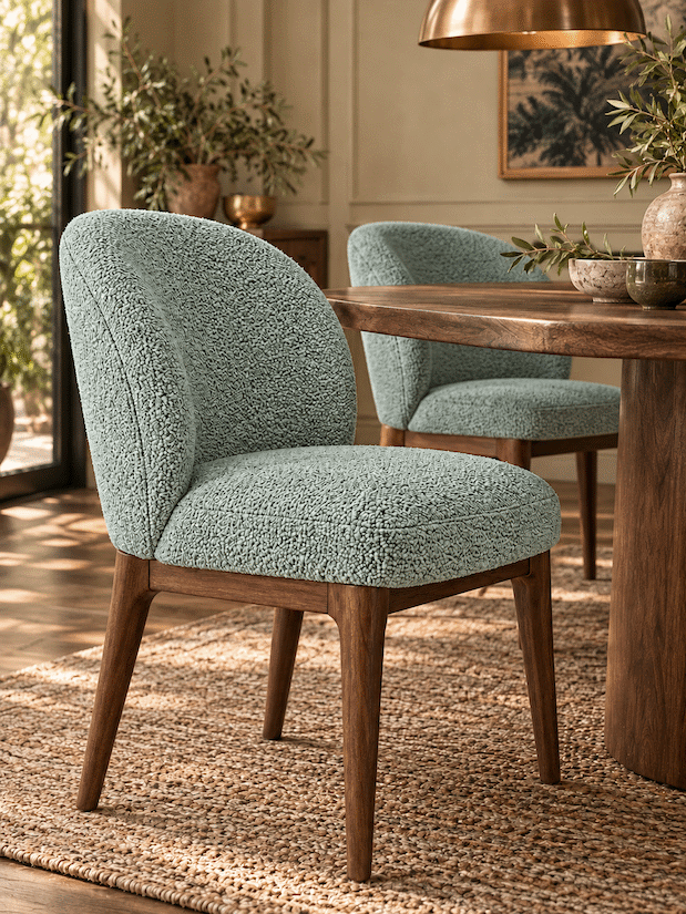 Lukora Two-Tone Textured Upholstery Fabric