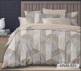 English Home 220TC King Size Abstract Bedsheet SPLXL523