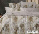 English Home 220TC King Size Abstract Bedsheet SPLXL483