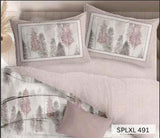 English Home 220TC Double bedsheet with Pillow Cover - Jagdishstoreonline 