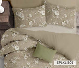 English Home 220TC Double bedsheet with Pillow Cover