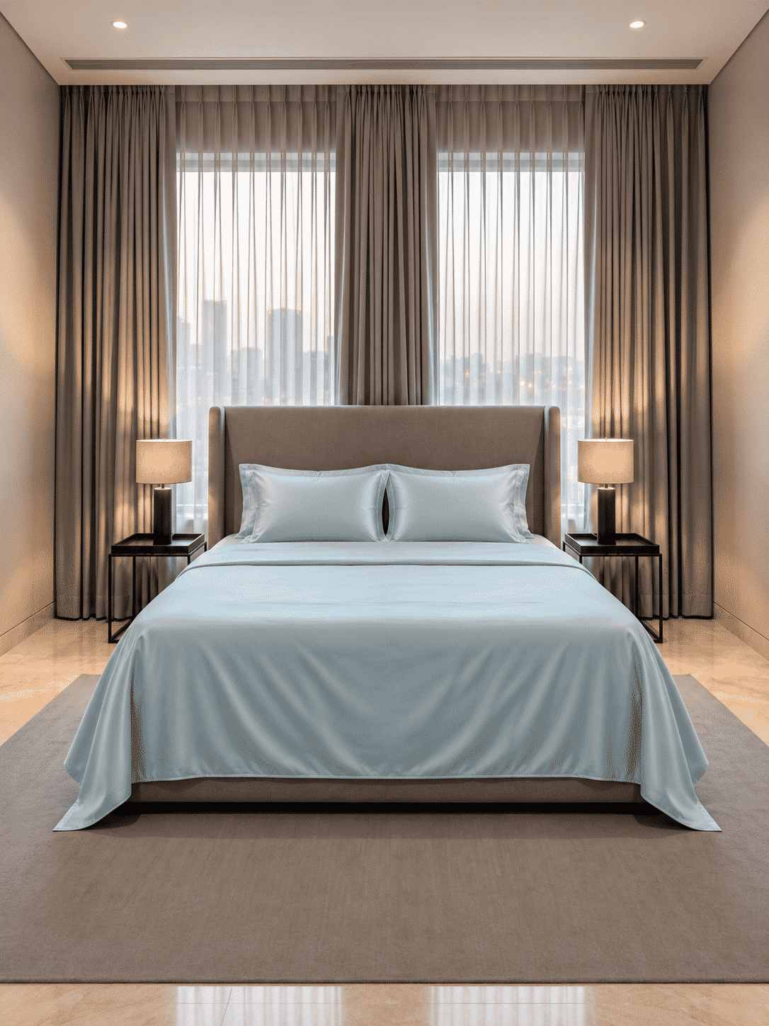 Eucalyptus Lyocell Cotton Bedsheet with Pillowcases