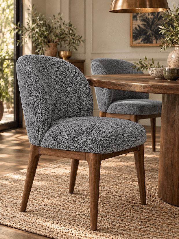 Lukora Two-Tone Textured Upholstery Fabric
