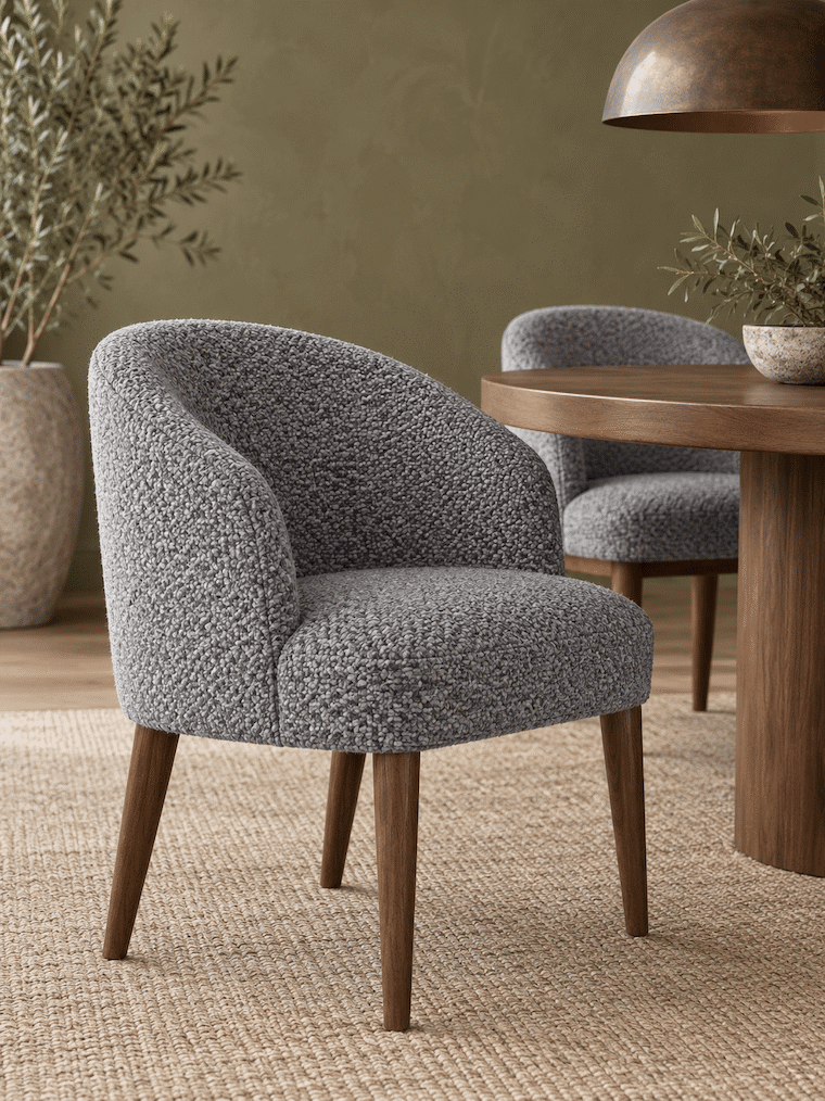 Lukora Two-Tone Textured Upholstery Fabric