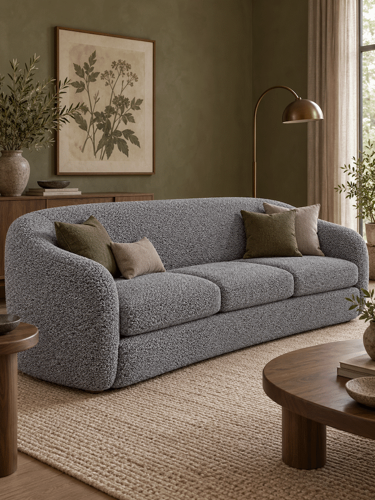 Lukora Two-Tone Textured Upholstery Fabric
