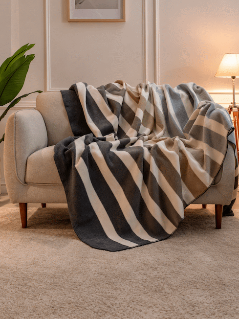 Biederlack Plush Home Double bed Blanket – Made in Germany