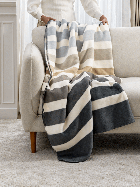 Biederlack Plush Home Double bed Blanket – Made in Germany
