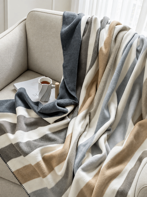 Biederlack Plush Home Double bed Blanket – Made in Germany
