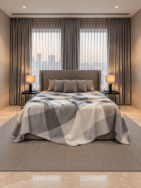 Biederlack Plush Home Double bed Blanket – Made in Germany