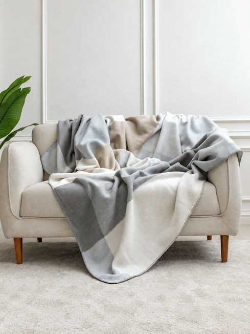 Biederlack Plush Home Double bed Blanket – Made in Germany