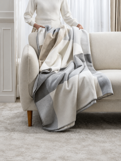 Biederlack Plush Home Double bed Blanket – Made in Germany