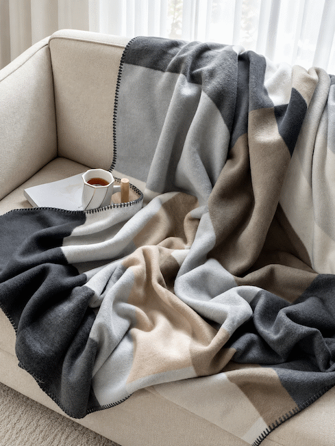 Biederlack Plush Home Double bed Blanket – Made in Germany