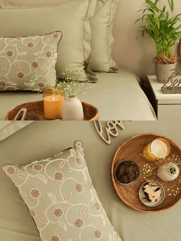 Lorenza Ayra 1000TC Cotton Rich King Size Bedsheet