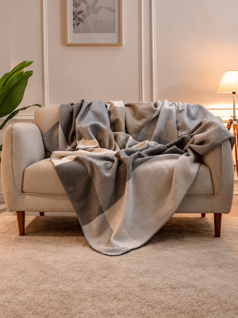 Biederlack Plush Home Double bed Blanket – Made in Germany