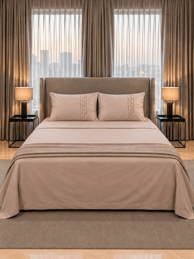 Syona Ayra 1000TC Cotton Rich King Size Bedsheet