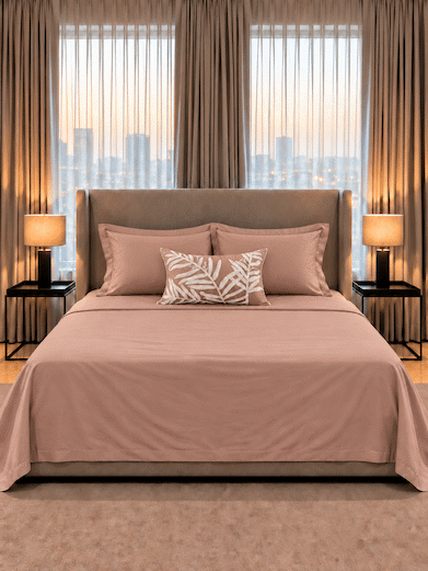 Lorenza Noira 1000TC Cotton Rich King Size Bedsheet