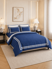 600 TC Cotton Queen Size Duvet Cover with Pillowcases