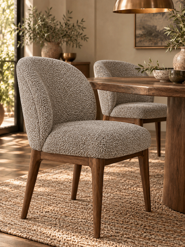 Lukora Two-Tone Textured Upholstery Fabric