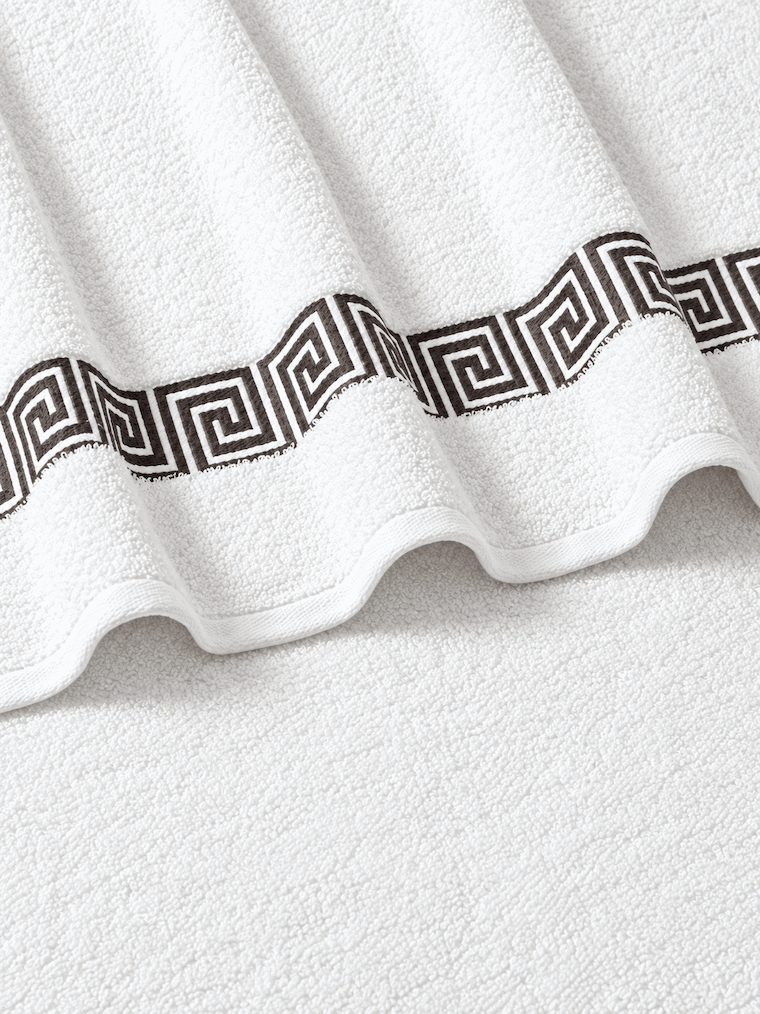 Picasso Bath Towel - Greek Key Border