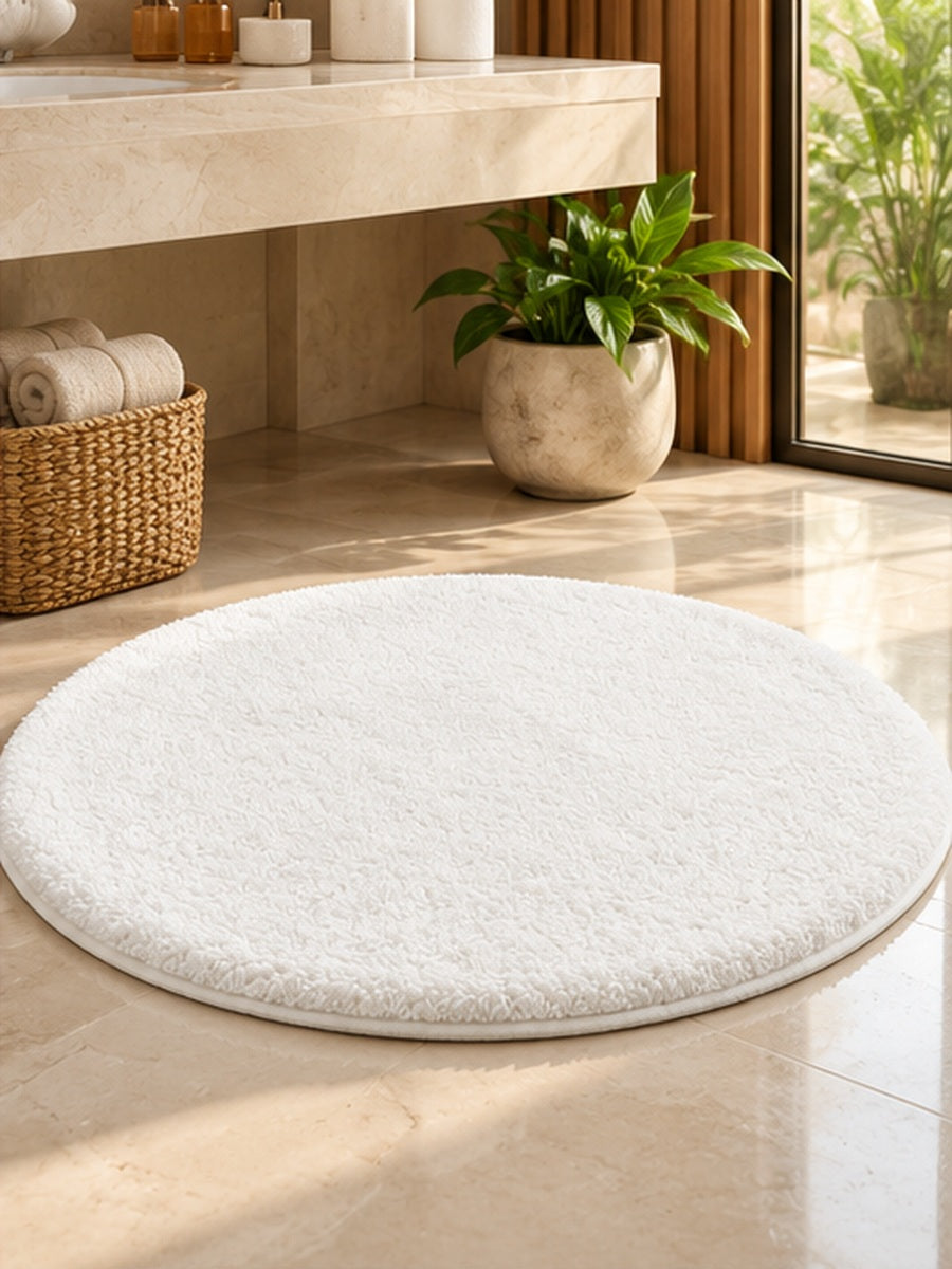 Round Lamb Bathmat