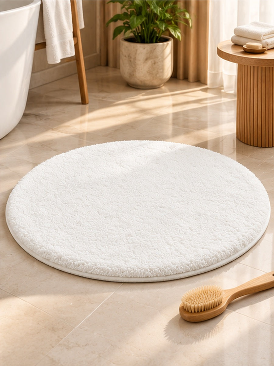 Round Lamb Bathmat