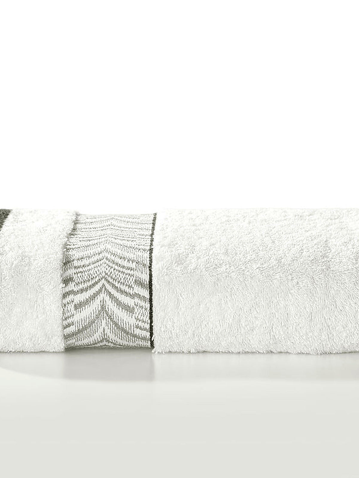 Picasso Bath Towel Herringbone Border