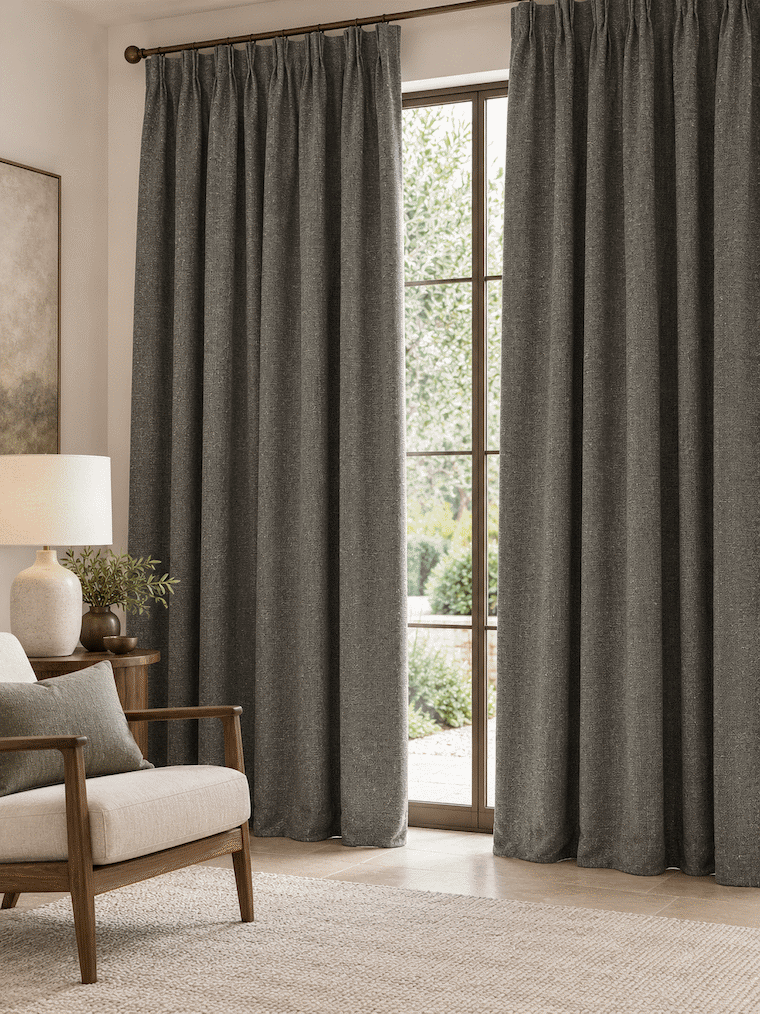 Wilvian Two-Tone Velvet Curtain & Upholstery Fabric