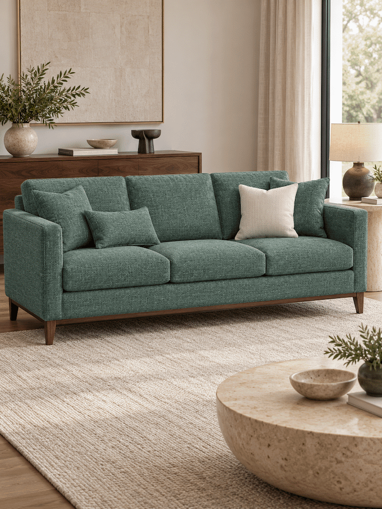 Wilvian Two-Tone Velvet Curtain & Upholstery Fabric