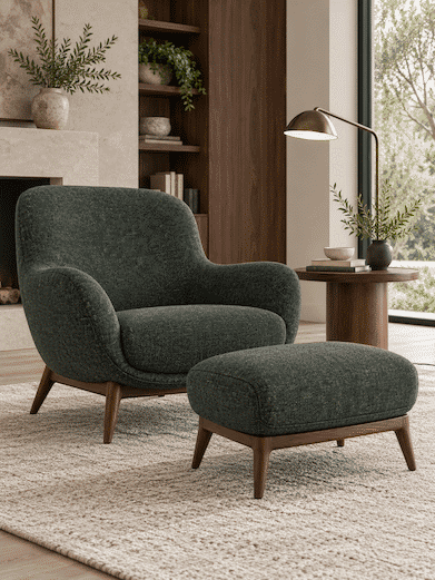 Wilvian Two-Tone Velvet Curtain & Upholstery Fabric