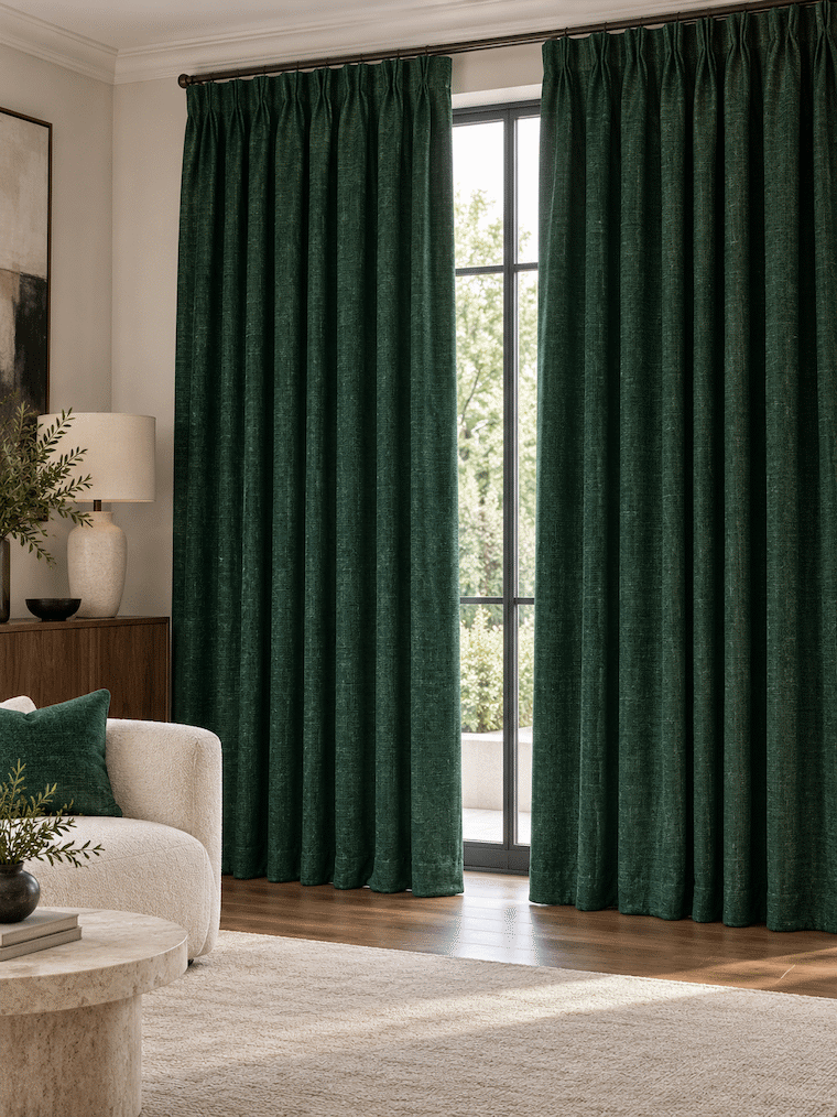 Wilvian Two-Tone Velvet Curtain & Upholstery Fabric