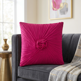 Rose Pink Swirl Decorative Cushion Cover