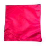 Jagdish Store reversible throw pillow cover featuring a solid hot pink back and smooth, premium fabric finish.