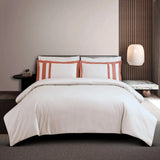 Luxe Oslo 550TC Cotton King Size Bedsheet with Elegant Stripe Design
