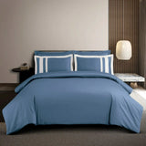Luxe Oslo 550TC Cotton King Size Bedsheet with Elegant Stripe Design