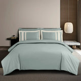 Luxe Oslo 550TC Cotton King Size Bedsheet with Elegant Stripe Design