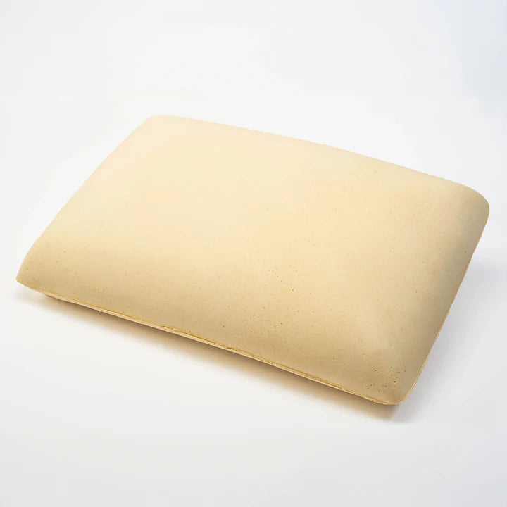 Uncovered natural latex pillow core, smooth surface, mmFoam Snuggle Pillow