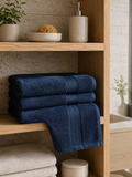 Purple Cotton Plain Bath Towel - Jagdishstoreonline 