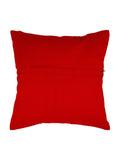 (Red)Hand Work- Dupion Silk Cushion Cover - Jagdish Store Online Since 1965