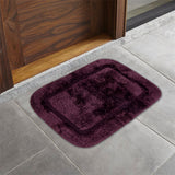 (Purple) Plain Cotton Bath Door Mat(50 X 70 Cm ) - Jagdish Store Online Since 1965
